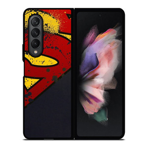 SUPERMAN LOGO BRUSH Samsung Galaxy Z Fold 3 Case Cover