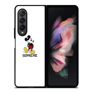 SUPREME LOGO MICKEY MOUSE Samsung Galaxy Z Fold 3 Case Cover SUPREME LOGO MICKEY MOUSE Samsung Galaxy Z Fold 3 Case Cover