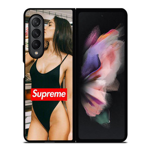 SUPREME LOGO SUMMER DRINKING Samsung Galaxy Z Fold 3 Case Cover
