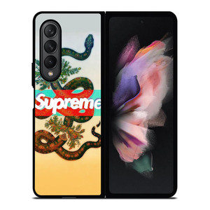 SUPREME THE SNAKE Samsung Galaxy Z Fold 3 Case Cover SUPREME THE SNAKE Samsung Galaxy Z Fold 3 Case Cover