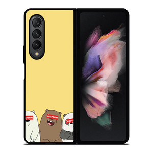 SUPREME WE BARE BEAR Samsung Galaxy Z Fold 3 Case Cover