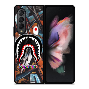 SUPREME X BAPE ABSTRACTIVE Samsung Galaxy Z Fold 3 Case Cover SUPREME X BAPE ABSTRACTIVE Samsung Galaxy Z Fold 3 Case Cover