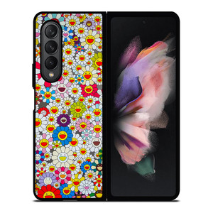 TAKASHI MURAKAMI FLOWERS Samsung Galaxy Z Fold 3 Case Cover TAKASHI MURAKAMI FLOWERS Samsung Galaxy Z Fold 3 Case Cover