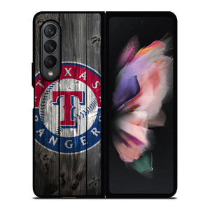 TEXAS RANGERS WOODEN LOGO Samsung Galaxy Z Fold 3 Case Cover TEXAS RANGERS WOODEN LOGO Samsung Galaxy Z Fold 3 Case Cover