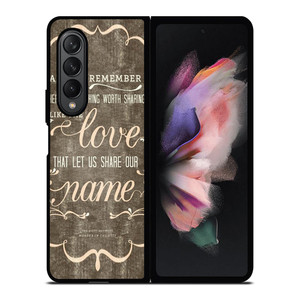 THE AVETT BROTHERS QUOTES Samsung Galaxy Z Fold 3 Case Cover