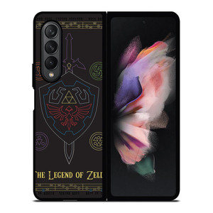 THE LEGEND OF ZELDA GAME ICON LOGO Samsung Galaxy Z Fold 3 Case Cover THE LEGEND OF ZELDA GAME ICON LOGO Samsung Galaxy Z Fold 3 Case Cover