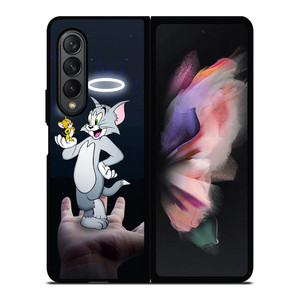 TOM AND JERRY CARTOON 2 Samsung Galaxy Z Fold 3 Case Cover TOM AND JERRY CARTOON 2 Samsung Galaxy Z Fold 3 Case Cover