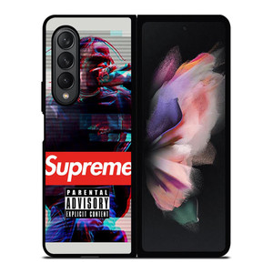 TRAVIS SCOTT SUPREME Samsung Galaxy Z Fold 3 Case Cover TRAVIS SCOTT SUPREME Samsung Galaxy Z Fold 3 Case Cover