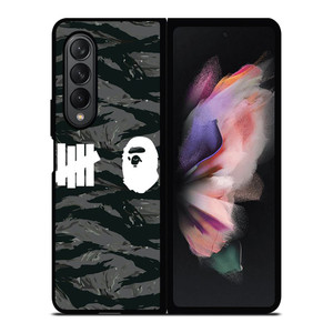 UNDEFEATED BAPE LOGO CAMO Samsung Galaxy Z Fold 3 Case Cover