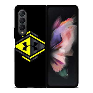 UNDER ARMOUR LOGO YELLOW Samsung Galaxy Z Fold 3 Case Cover UNDER ARMOUR LOGO YELLOW Samsung Galaxy Z Fold 3 Case Cover