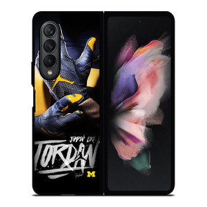 UNIVERSITY OF MICHIGAN AIR JORDAN Samsung Galaxy Z Fold 3 Case Cover