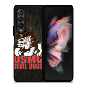 USMC MARINE DEVIL DOGS Samsung Galaxy Z Fold 3 Case Cover
