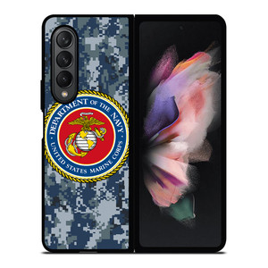 USMC US MARINE CORPS CAMO Samsung Galaxy Z Fold 3 Case Cover