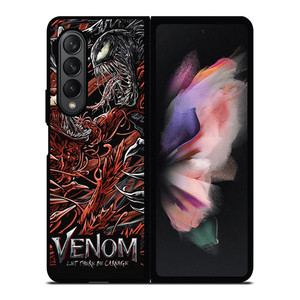 VENOM VS CARNAGE LET THERE BE MARVEL Samsung Galaxy Z Fold 3 Case Cover VENOM VS CARNAGE LET THERE BE MARVEL Samsung Galaxy Z Fold 3 Case Cover