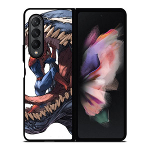 VENOM VS SPIDERMAN MARVEL CARTOON Samsung Galaxy Z Fold 3 Case Cover VENOM VS SPIDERMAN MARVEL CARTOON Samsung Galaxy Z Fold 3 Case Cover