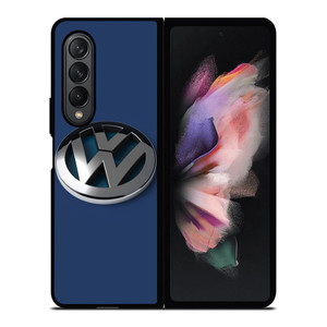 VW VOLKSWAGEN GLOSSY LOGO EMBLEM Samsung Galaxy Z Fold 3 Case Cover