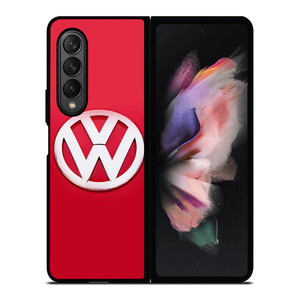 VW VOLKSWAGEN LOGO RED Samsung Galaxy Z Fold 3 Case Cover