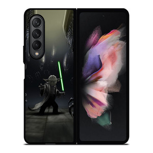 YODA VS ALIENS Samsung Galaxy Z Fold 3 Case Cover