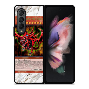YU GI OH CARD SLIFER DRAGON Samsung Galaxy Z Fold 3 Case Cover
