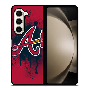 ATLANTA BRAVES MLB LOGO ICON Samsung Galaxy Z Fold 5 Case Cover