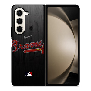 ATLANTA BRAVES MLB LOGO Samsung Galaxy Z Fold 5 Case Cover