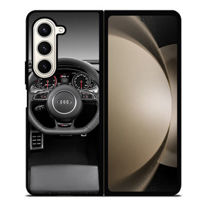 AUDI STEER LOGO Samsung Galaxy Z Fold 5 Case Cover AUDI STEER LOGO Samsung Galaxy Z Fold 5 Case Cover