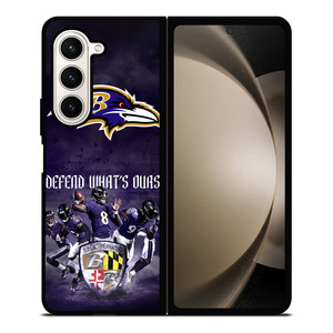 BALTIMORE RAVENS DEFEND Samsung Galaxy Z Fold 5 Case Cover