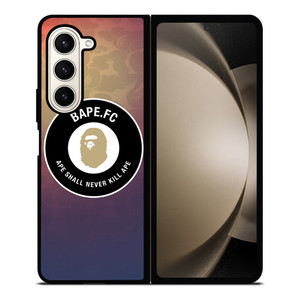 BAPE FC LOGO BADGE Samsung Galaxy Z Fold 5 Case Cover