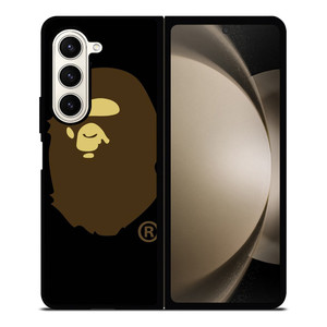 BAPE LOGO BROWN Samsung Galaxy Z Fold 5 Case Cover BAPE LOGO BROWN Samsung Galaxy Z Fold 5 Case Cover