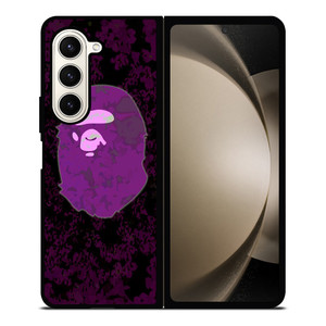 BAPE LOGO VIOLET Samsung Galaxy Z Fold 5 Case Cover