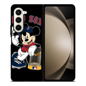 BOSTON RED SOX MICKEY MOUSE Samsung Galaxy Z Fold 5 Case Cover