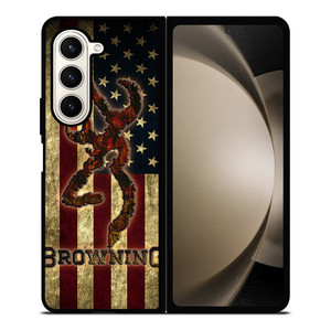 BROWNING USA FLAG Samsung Galaxy Z Fold 5 Case Cover BROWNING USA FLAG Samsung Galaxy Z Fold 5 Case Cover