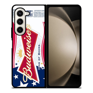 BUDWEISER AMERICAN FLAG LOGO Samsung Galaxy Z Fold 5 Case Cover
