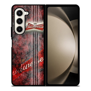BUDWEISER BEER LOGO GRUNGE Samsung Galaxy Z Fold 5 Case Cover