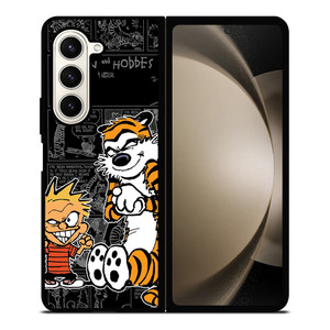 CALVIN AND HOBBES 2 Samsung Galaxy Z Fold 5 Case Cover