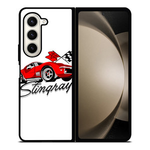 CHEVY RED CAR CARTOON Samsung Galaxy Z Fold 5 Case Cover