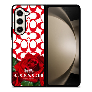 COACH NEW YORK FLOWER 4 Samsung Galaxy Z Fold 5 Case Cover COACH NEW YORK FLOWER 4 Samsung Galaxy Z Fold 5 Case Cover