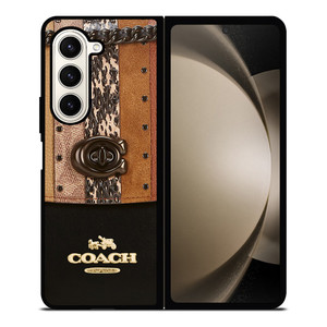 COACH NEW YORK LOGO Samsung Galaxy Z Fold 5 Case Cover