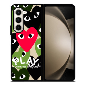 COMME DES GARCONS PLAY BAPE Samsung Galaxy Z Fold 5 Case Cover COMME DES GARCONS PLAY BAPE Samsung Galaxy Z Fold 5 Case Cover
