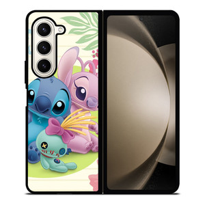 DISNEY STITCH AND GIRLFRIEND Samsung Galaxy Z Fold 5 Case Cover