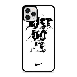 NIKE LOGO JUST DO IT GLITCH BLACK iPhone 11 Pro Case NIKE LOGO JUST DO IT GLITCH BLACK iPhone 11 Pro Case