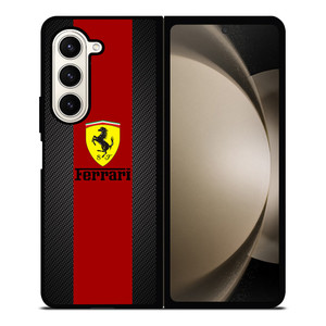 FERRARI LOGO LINE Samsung Galaxy Z Fold 5 Case Cover FERRARI LOGO LINE Samsung Galaxy Z Fold 5 Case Cover