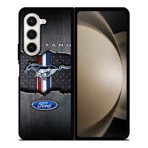 FORD MUSTANG METAL LOGO EMBLEM Samsung Galaxy Z Fold 5 Case Cover FORD MUSTANG METAL LOGO EMBLEM Samsung Galaxy Z Fold 5 Case Cover