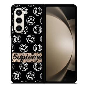 FUCK'EM X SUPREME Samsung Galaxy Z Fold 5 Case Cover FUCK'EM X SUPREME Samsung Galaxy Z Fold 5 Case Cover
