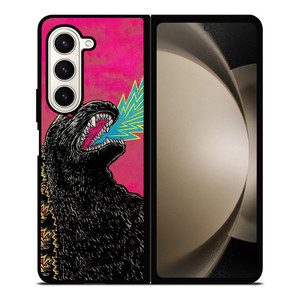 GODZILLA CARTOON ART Samsung Galaxy Z Fold 5 Case Cover GODZILLA CARTOON ART Samsung Galaxy Z Fold 5 Case Cover