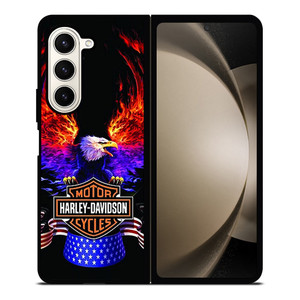 HARLEY DAVIDSON EAGLE 2 Samsung Galaxy Z Fold 5 Case Cover