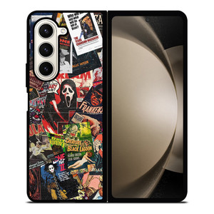 HORROR MOVIE POSTER COLLAGE Samsung Galaxy Z Fold 5 Case Cover