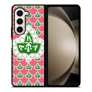 HOT AKA PINK AND GREEN Samsung Galaxy Z Fold 5 Case Cover