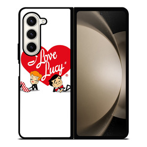 I LOVE LUCY FALLING LOVE Samsung Galaxy Z Fold 5 Case Cover
