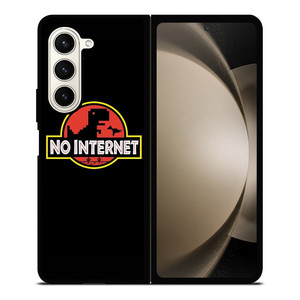 JURASSIC PARK NO INTERNET Samsung Galaxy Z Fold 5 Case Cover